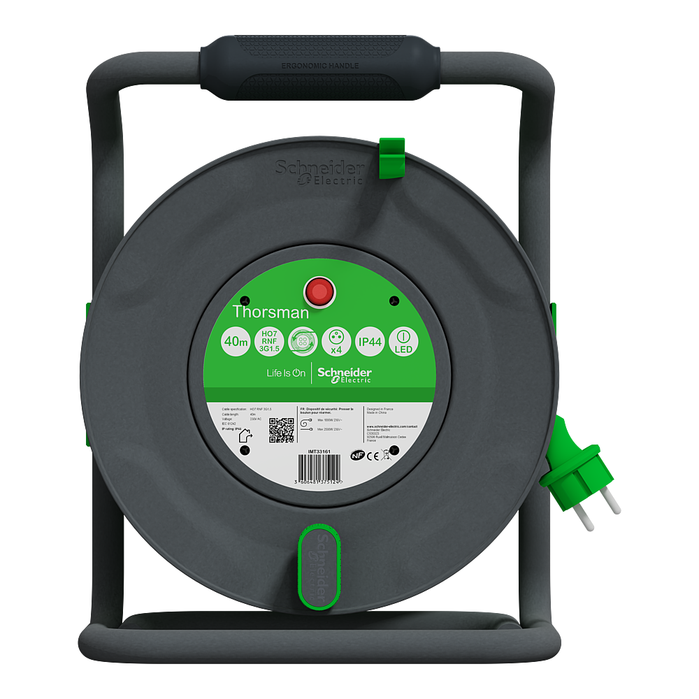 Enrouleur 40m HO7RNF 3G1,5mm